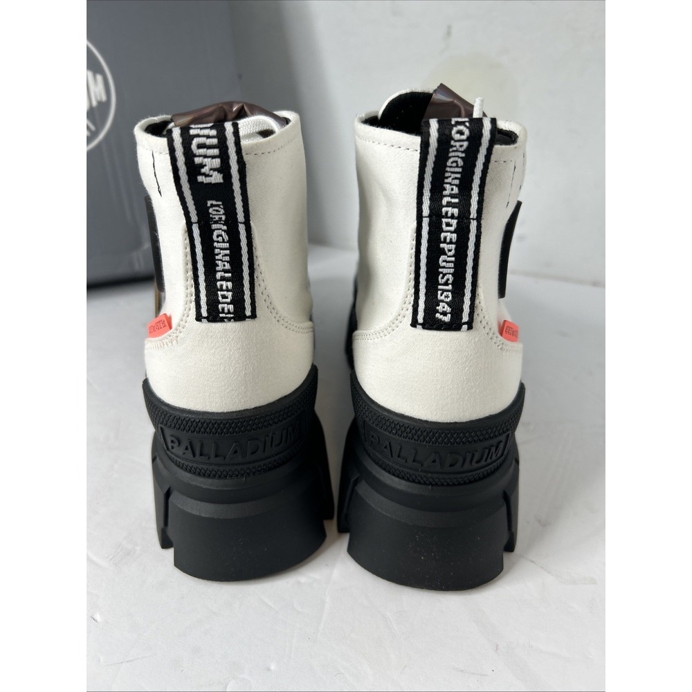 NEW Palladium Revolt Hi TX Star White Platform Boots 97242 116 ~ Sz Women 8 - Picture 5 of 8